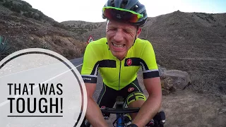 MY FIRST EVER 20-MIN FTP TEST ON THE ROAD! - #cycling Lanzarote