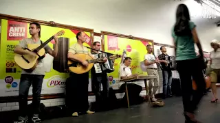 Ukrainian folk song "Гей, Соколи" in Paris Metro (HD)