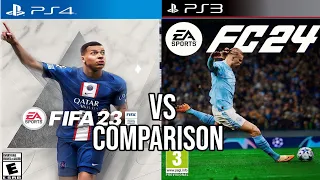 FIFA 23 PS4 Vs EA FC 24 PS3