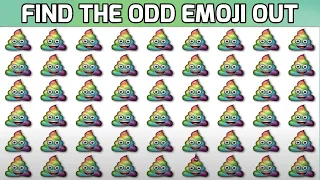 HOW GOOD ARE YOUR EYES l #62 l  Find The Odd  Emoji out l Emoji Puzzle Quiz  l kk arcade master