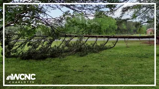 Cleanup underway in Rock Hill after strong weekend storms