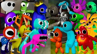 New Rainbow Friends VS Accurate Rainbow Friends RP ALL PHASES 🎶 FNF New Mod (Roblox Rainbow Friends)