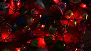 #Футаж новогодние огоньки ◄4K•HD► #Footage christmas lights