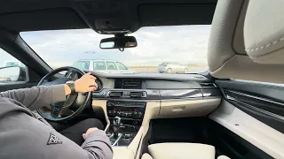 BMW F01 730d POV - Work commute