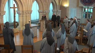 Laudes du Jeudi Saint 6 avril 2023 au monastère de St-Thierry