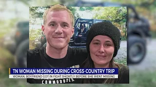 Middle Tennessee woman goes missing during cross-country trip with boyfriend