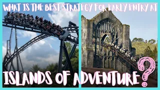 Early Park Admission At Islands of Adventure: Ride Strategy, Tips, and Wait Times For Early Entry