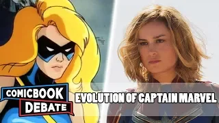 Evolution of Captain Marvel in Cartoons, Movies & TV in 8 Minutes (2018)