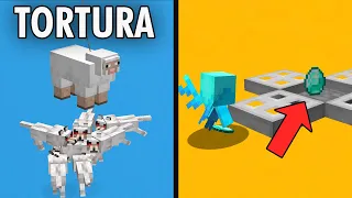 30 TORTURAS que EXISTEN en Minecraft