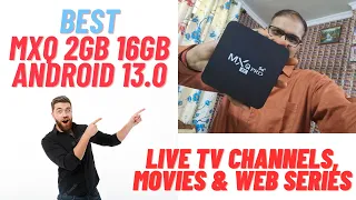 MXQ Pro 4K 5G Android TV Box 2GB RAM 16GB ROM Android 13.0