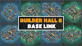 NEW TOP 6 BUILDER HALL 8 BASE + REPLAY || BH8 BASE LINK || BH8 BASE LAYOUT || UPDATE 2023