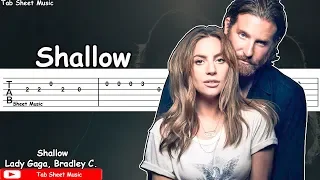Lady Gaga, Bradley Cooper - Shallow (A Star Is Born) Guitar Tutorial