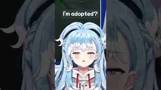 This Vtuber finds out that she was adopted.. #shorts #vtuber #hololive