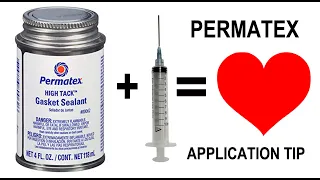 How To Apply Permatex Gasket Sealer Easily-Syringe Method: Part 74