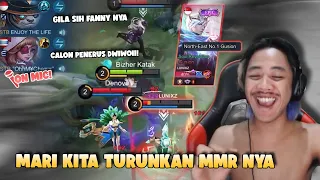 AWALNYA GA TAU KALO FANNYNYA DWIWOII - LANGSUNG ON MIC AUTO TERKAGET!! - MOBILE LEGEND