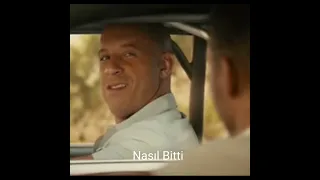 Hızlı ve Öfkeli |  Paul Walker - Vin Diesel | 300 Abone Özel | #shorts   #nasılbaşladınasılbitti