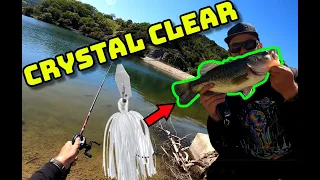 Fishing ALMADEN Reservoir FIRST Time! (San Jose Bass Fishing)