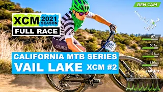 2021 California MTB Series XCM #2 Vail Lake | Open Men | Full Race