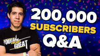 🎊 Let's Celebrate 200,000 Subscribers Q&A (Ask Me Anything!) 🎉