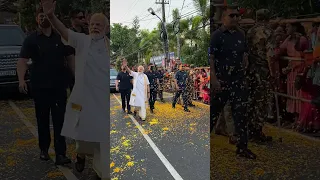 Kochi gives Prime Minister Modi a spectacular welcome.