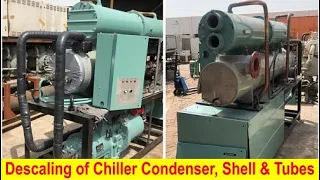 Chiller Condenser Descaling | Shell Tubes Cleaning Process | Cooling Tower Chemical |  Pakistan