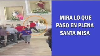 !Hace 13 Minutos! "Hombre se sube al ALTAR en plena Misa" Mira la Reacción de Sacerdote