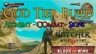 The Witcher 3 - God Tier Build - Alchemy, Combat, & Signs