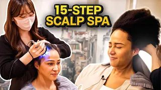 Getting the Viral Korean 15-Step Scalp Spa on Afro Hair!?!? Is it Worth the Hype??