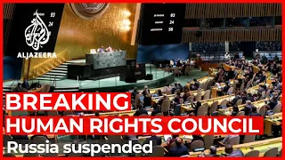 UN suspends Russia from rights council