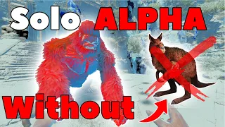 How to do ALPHA MONKEY BOSS Solo on ASA without Procoptodon. Alpha megapithecus Solo