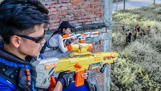 Nerf Guns War : Couple S.W.A.T Of SEAL TEAM Special Attack Assasin One Eye Leader Of Criminal Group