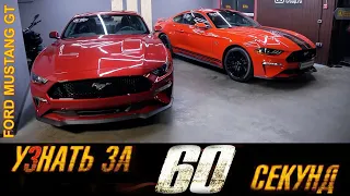 Узнай за 60 секунд про Ford Mustang GT Premium Fastback 2021 года!