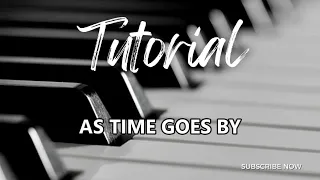 As Time Goes By (Tutorial: lyrics, sheet music, keyboard)