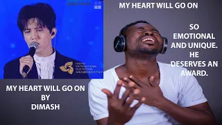 SO EMOTIONAL - DIMASH | MY HEART WILL GO ON | I DIDN'T EXPECT THIS (HE DESERVES AN AWARD) | REACTION