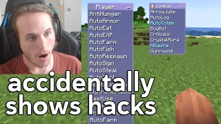 Why I banned a streamer for HACKING on my Minecraft server LIVE..