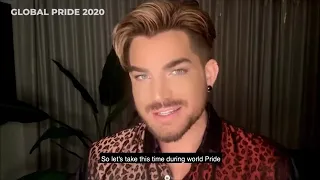 Adam Lambert  Message for  GlobalPride2020 2020 06 27