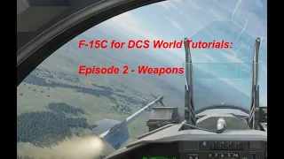 Weapons tutorial: Aim-120 Amraam, Aim-7 Sparrow & Aim-9 Sidewinder | F-15C | DCS World