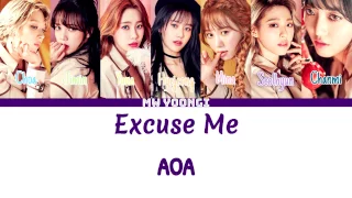 AOA (에이오에이) – Excuse Me [Color Coded Lyrics] (ENG/ROM/HAN)