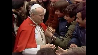 Papa Giovanni Paolo II a Norcia | Filmato inedito (1980)