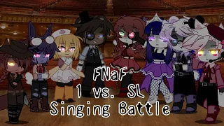 FNaF 1 vs. SL SINGING BATTLE | Gacha Club