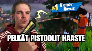 Voiko pelkillä PISTOOLEILLA voittaa pelin? - Fortnite haasteet🔥