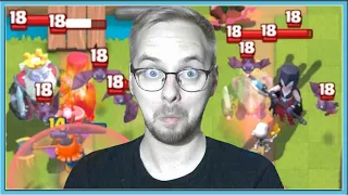 😮 18 LVL CARDS IN CLASH ROYALE