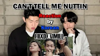 Korean Reaction To Thai Rap "CAN'T TELL ME NUTTIN"| FIIXD X 1MILL |  DIAMOND | 19HUNNID | 1-FLOW