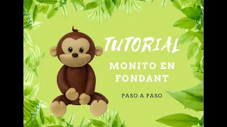 How to Make a Monkey in Fondant/ Monkey Cake Topper/ Matibel Creations in Fondant