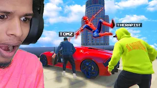 GTA 5 RP : We Stealed SPIDERMAN's Special CARS !!! fT.@GAMETHERAPISTYT | Malayalam |