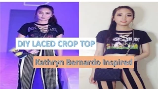 Kathryn Bernardo inspired DIY LACED Crop Top at Bench Fashion Week