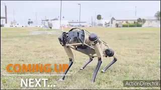 AMAZING U .S .AIR FORCE ROBOT DOG YOU MUST SEE! 4g