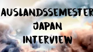 Auslandssemester in Japan - Auslandsjahr Interview mit Kevin