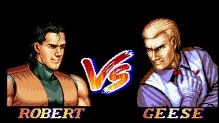 Art of Fighting 2 Robert Garcia vs. Geese Howard