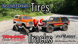 Tires vs Tracks on the Traxxas TRX-4 - Product Review